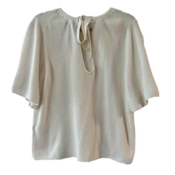 Banana Republic short-sleeved sweater, cream, XLP - Picture 2 of 3